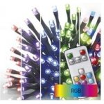 Emos D4AA03 120 LED řetěz 12 m venkovní i vnitřní RGB ovladač programy časovač – Sleviste.cz