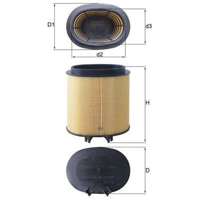 Vzduchový filtr MAHLE LX 2974 – Hledejceny.cz