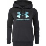Under Armour RIVAL FLEECE SHIMMER dámská mikina černá – Zboží Mobilmania