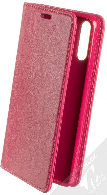 Pouzdro Forcell Magnet Book Huawei P20 sytě růžové