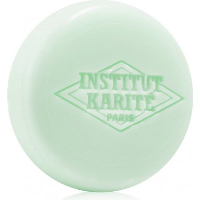 Institut Karité Paris Lily Of The Valley Shea Macaron Soap tuhé mýdlo + pouzdro 27 g