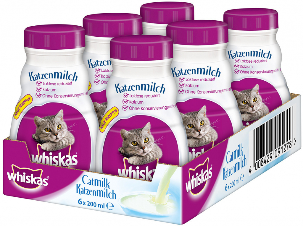 Whiskas mléko 6 x 0,2 l