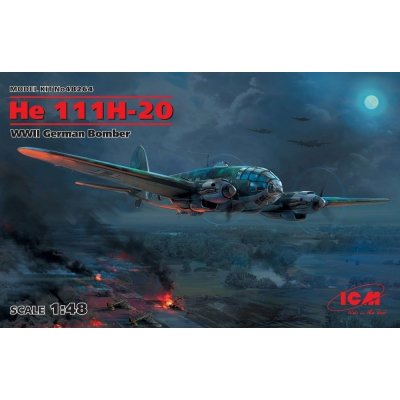 ICM Heinkel He 111H-20 German Bomber 2x camo 48264 1:48