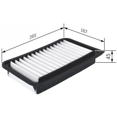 Vzduchový filtr BOSCH F 026 400 420 (F026400420) – Hledejceny.cz
