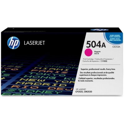 HP 504A originální tonerová kazeta purpurová CE253A – Zbozi.Blesk.cz