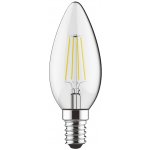 Diolamp LED Filament žárovka Candle Clear 5W/230V/E14/2700K/440Lm/300°/Step Dim – Zboží Mobilmania