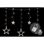 Nexos 41712 Vánoční LED řetěz hvězdy 61 LED 0,6 m teple bílé – Hledejceny.cz