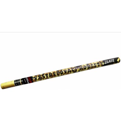 Konfety vystřelovací 60cm zlaté – Zboží Dáma