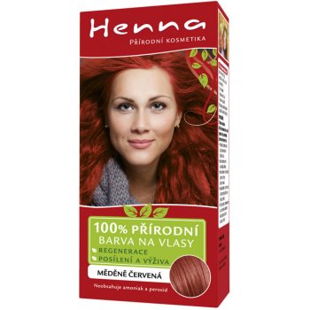 Důbrava Henna přírodní barva na vlasy červená