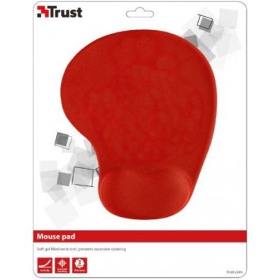 podložka TRUST BigFoot Gel Mouse Pad - red (20429) – Zbozi.Blesk.cz