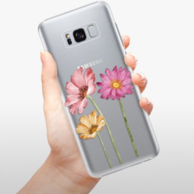 Pouzdro iSaprio Three Flowers - Samsung Galaxy S8