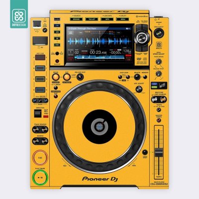 Doto Design Skin CDJ 2000 NXS2 FULL COLORS Dark Yellow – Zboží Živě