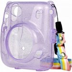 LoveInstant Case For Fujifilm Instax Mini 11 Purple Glitter Transparent – Sleviste.cz