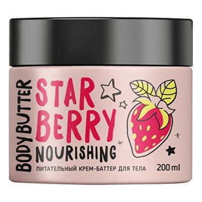 Bisou Star Berry vyživující tělové máslo jahoda 200 ml