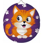 LUMA Lampion 25 cm kulatý dětský, Kočička – Hledejceny.cz