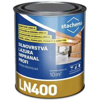 Impranal Profi LN400 Lazura silnovrstvá 0,75 l Mahahon – Zbozi.Blesk.cz