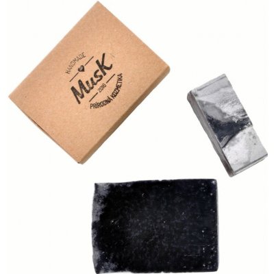 MusK přírodní mýdlo Černé zlato 100 g – Zboží Dáma