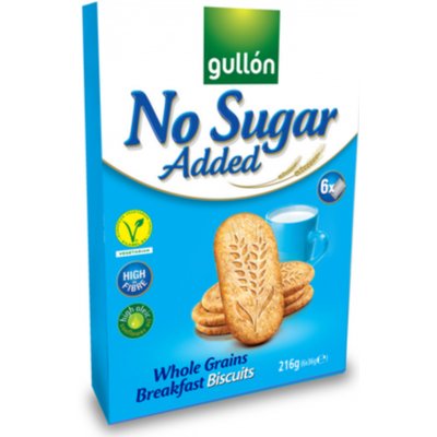 Gullón Breakfast celozrnné sušenky, bez přídavku cukru 216 g – Zboží Dáma
