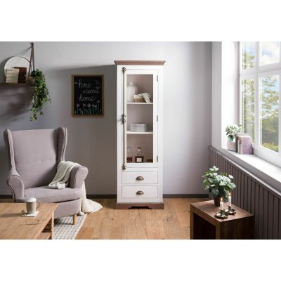 Bighome Toulouse 65x45x190 cm mango bílá lakovaná – Hledejceny.cz