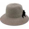 Klobouk Hologramme Paris Dámský letní klobouk Joanna šedý