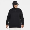 Dámská mikina Nike Sportswear Phoenix Fleece Women's Oversized Crewneck Sweatshirt Black/Sail