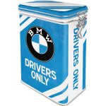 NOSTALGIC-ART Retro plechová s klipem BMW Drivers Only 1,3 l – Sleviste.cz