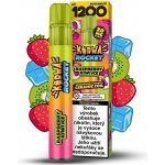 Kurwa Rocket Raspberry Kiwi Ice 20 mg 1 200 potahů – Zboží Dáma