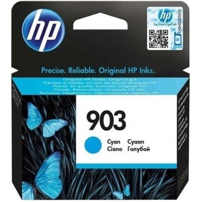 HP 903 originální inkoustová kazeta azurová T6L87AE – Zboží Mobilmania