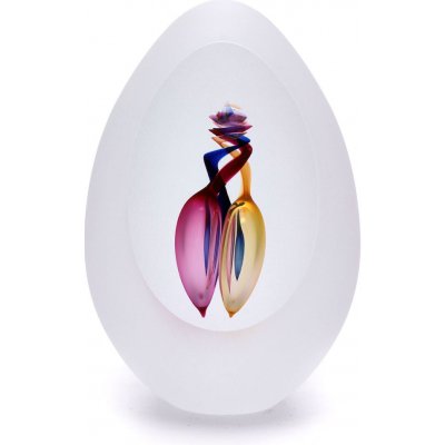 Artcristal Bohemia Broušené těžítko - dekor 06 Barva: Modrá / Růžová / Topaz, Výška: 7 cm – Hledejceny.cz