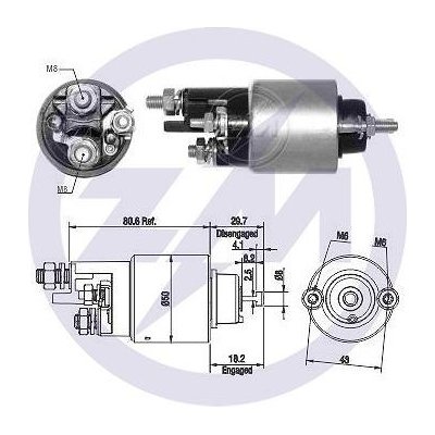 Spínač startéru Denso 438000-2620, 428000-4600 | Zboží Auto