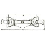 Kloubový hřídel LA MAGDALENA 2007/1250/KH/70.1-70.1 | Zboží Auto