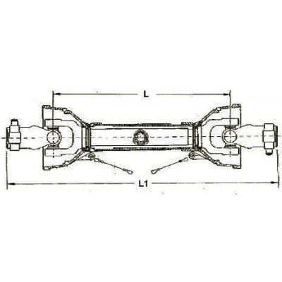 Kloubový hřídel LA MAGDALENA 2007/1250/KH/70.1-70.1 | Zboží Auto