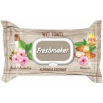 Freshmaker vlhčené ubrousky Coconut & Almond 144 ks s růžovou květinou – Hledejceny.cz