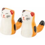Sass & Belle Cat příbor bílá/oranžová – Hledejceny.cz