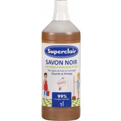 Superclair Savon Noir Černé mýdlo na úklid 1000 ml – HobbyKompas.cz