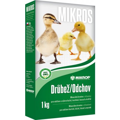 MIKROS Minerální doplněk drůbež s vitamíny 1 kg – Zbozi.Blesk.cz