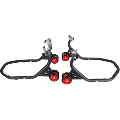 R-TECH Sada motostojanů přední + zadní s kolečky | Zboží Auto