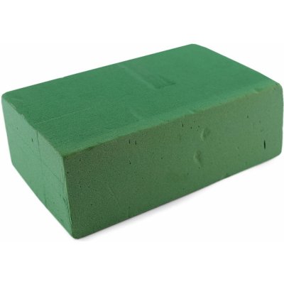 Aranžovací hmota Florex pro mokré aranžování 7x10x20 cm cihla - zelená – Hledejceny.cz