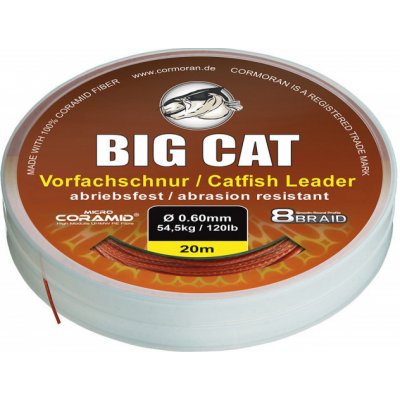 Cormoran šnůra BIG CAT 8-BRAID LEADER 20m 0,8mm 80kg – Zbozi.Blesk.cz