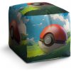 Taburet Sablio Taburet Cube Pokemon ball Krajina: 40x40x40 cm