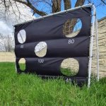 Trizand 21268 Fotbalová branka s plachtou 170 x 240 x 85 cm – Zboží Dáma