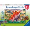 Puzzle RAVENSBURGER Svět dinosaurů 2 x 24 dílků