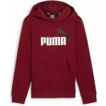 Puma Ess+ 2 Col Big Logo Hoodie FL B 58698713 Bordó – Zboží Dáma