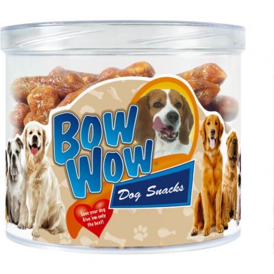 Mira Mar Bow Wow Kolagenové klobásky pro psy s drůbežími játry a rýží 1 kg
