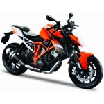 Maisto motorka na podstavci KTM 1290 Super Duke R oranžová 1:12 – Sleviste.cz