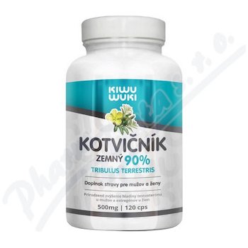 Kiwu WukiKotvičník zemní Tribulus Terrestris 90% extrakt 500 mg 120 kapslí