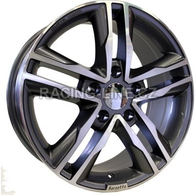 Racing Line BK424 7,5x17 5x120 ET50 grey polished – Hledejceny.cz