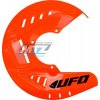 Moto brzdový kotouč Kryt předního brzdového kotouče UFO - oranžový