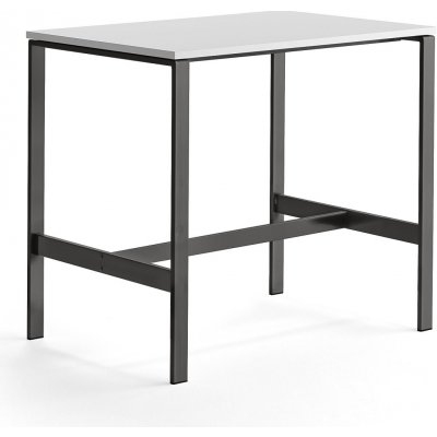 AJ Produkty Stůl Various 120x80x10,5 cm černé nohy bílá