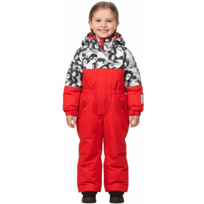 ZIMNÍ DĚTSKÁ KOMBINÉZA TUČŇÁCI NOVINKA Oranžová – Zboží Dáma